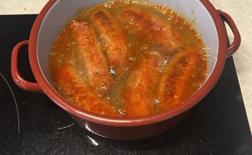 Chorizos a la Sidra